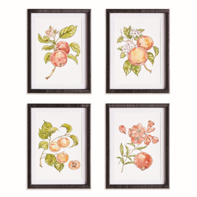 IMPRIMES AUTOMATIQUES DE FRUITS, ENSEMBLE DE 4