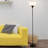 Kamelya 71'' Torchiere Floor Lamp with Outlet-657259686-657259687