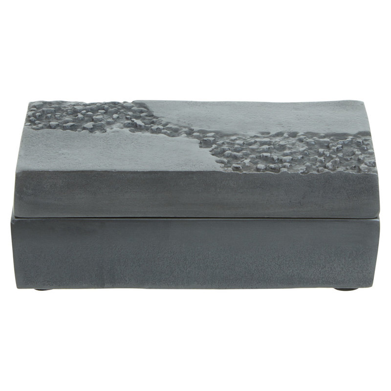 Azilyn Aluminium Decorative Box, Grey