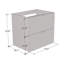 Meuble-lavabo simple 23,6 po avec plateau Kareema-851045842-851045845