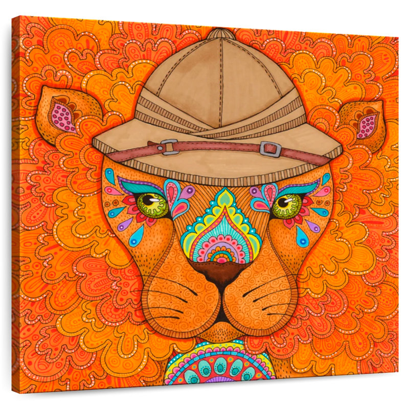 Jungle Safari couleur I, H 36 po x l 36 po