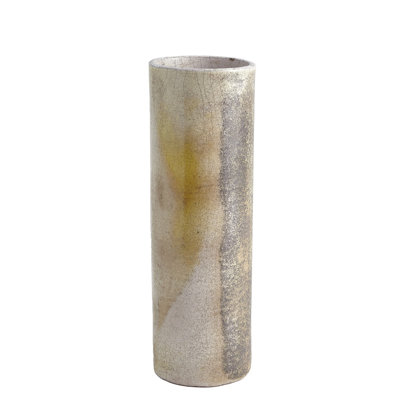 Golden Raku Vase