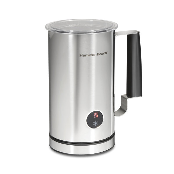 Hamilton Beach 10 oz. Stainless Steel Milk Frother and Warmer, Silver