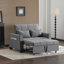 2 Seater Fabric Sofa Bed-14817144