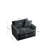 Comfortable Deep Single Seat Sofa with Soft Pillow for Relaxing Living Room