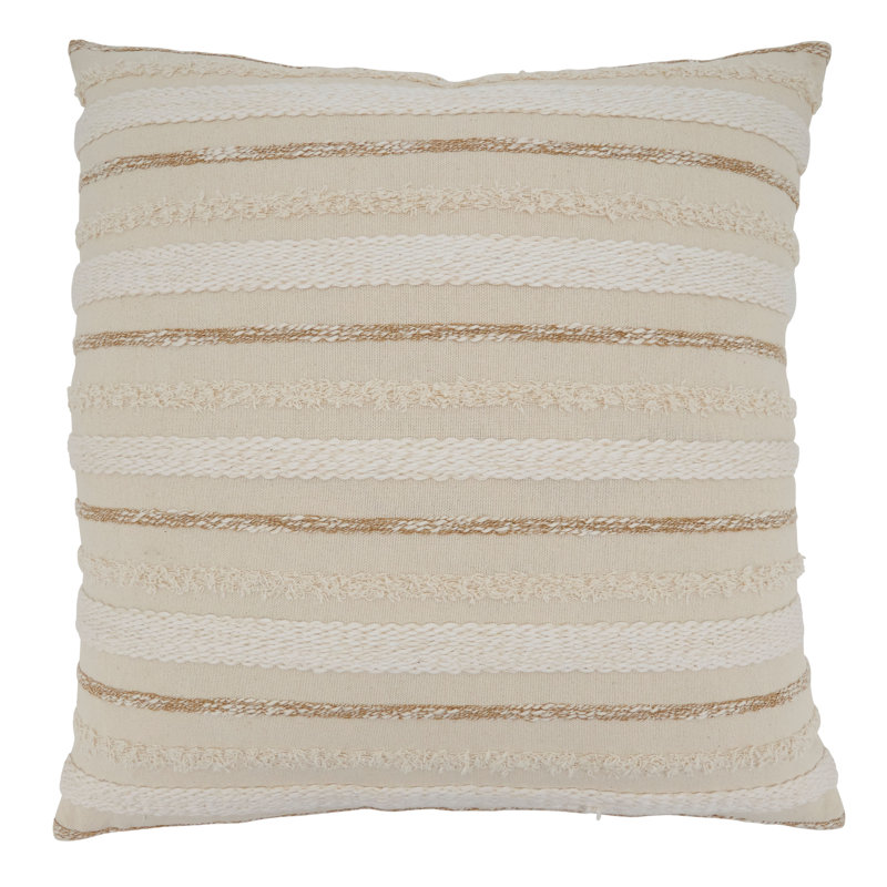 Chloe Collection Appliqued Cotton Pillow Cover