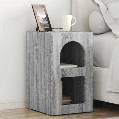 29.5cm W Manufactured Wood Bedside Table