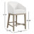Bethea Upholstered Counter Stool with Arms-107095730