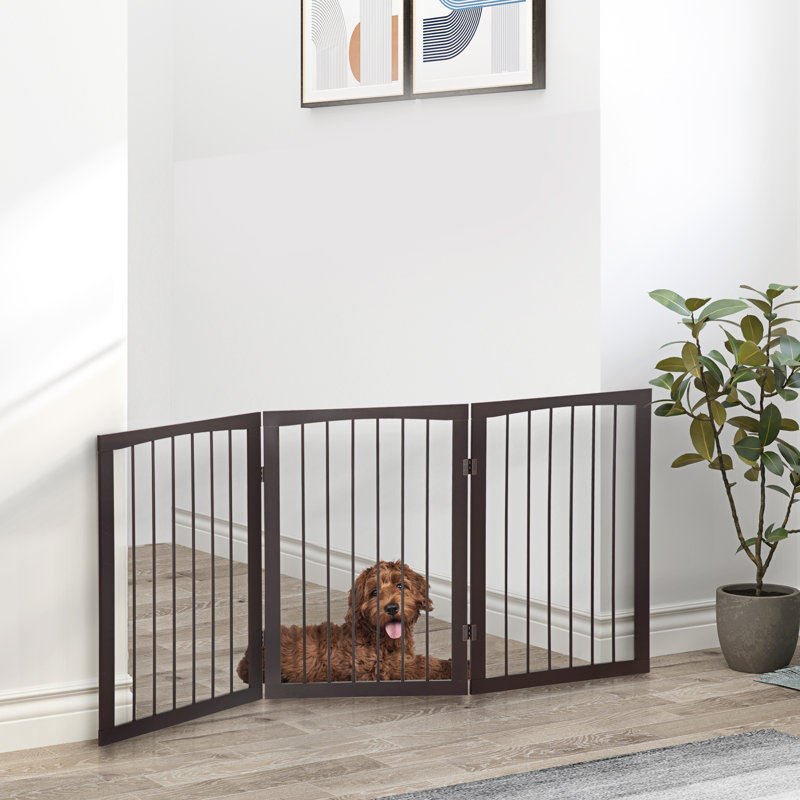 Sven Medium Density Fiberboard (MDF) Free Standing Pet Gate