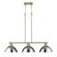 Luminaire suspendu linéaire 3 lumières Laramy-107150102-107150120