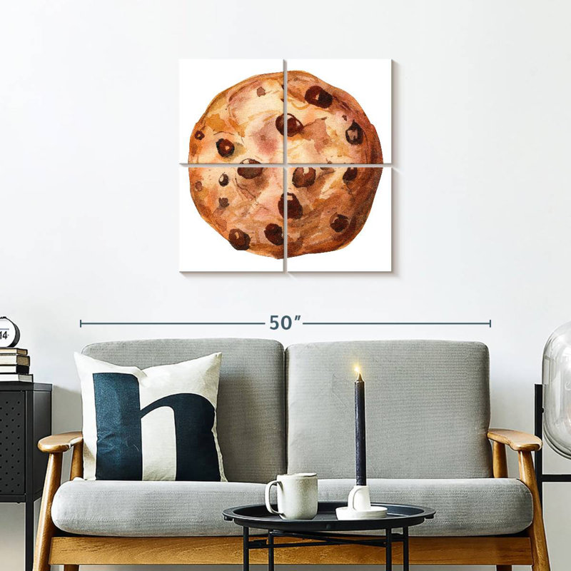 Biscuit aquarelle Yarlin, H 26 po x l 26 po