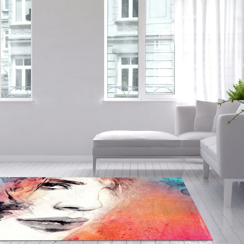 Gayston Abstract Area Rug, Rectangle 140 x 200cm