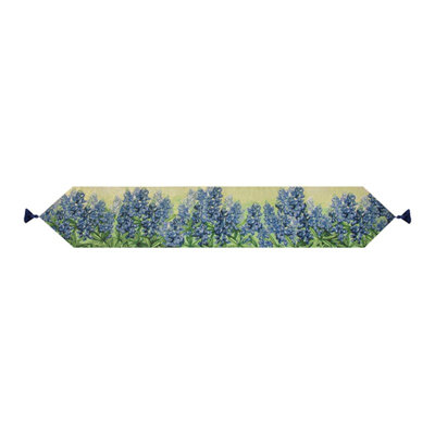 Tapis de couloir en coton manuel 72 po avec pompons manuels