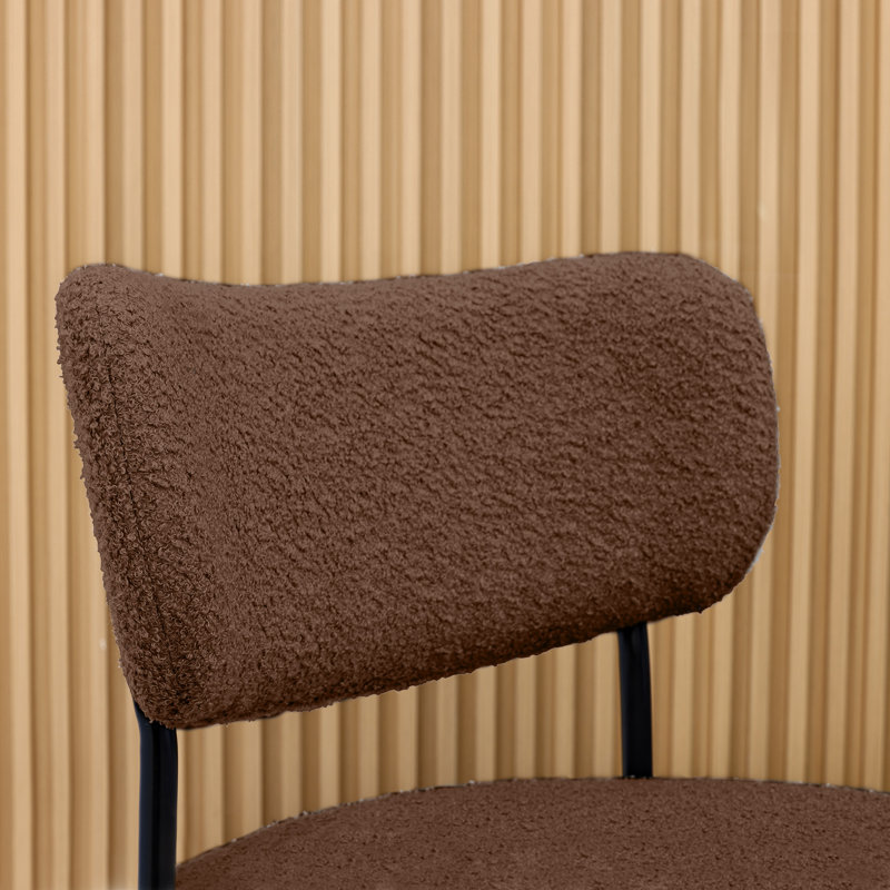 Chaise d'appoint Khush, Brun