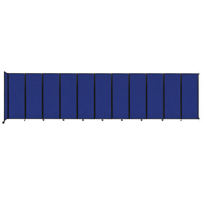 Paravent pliant, Bleu royal, H 90 po x l 366 po x P 12 po, 5