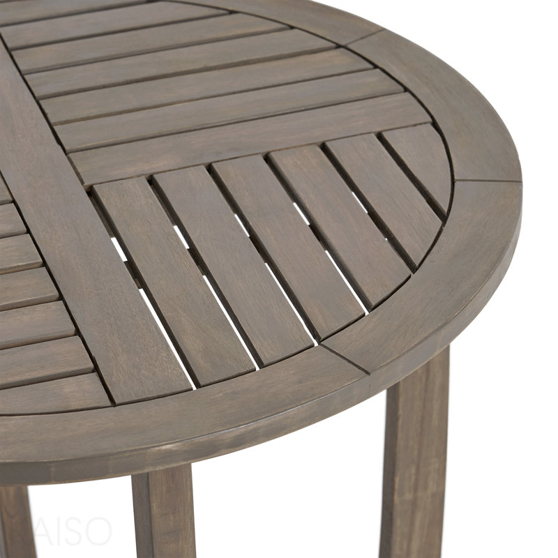 Table circulaire en bois 27,5 po
