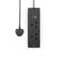 Recessed Power Strip Uk, 2 Way Uk Outlets With Usb C & Usb A Ports, Flush Mount In Desk Power Socket For Office Home Hotel
