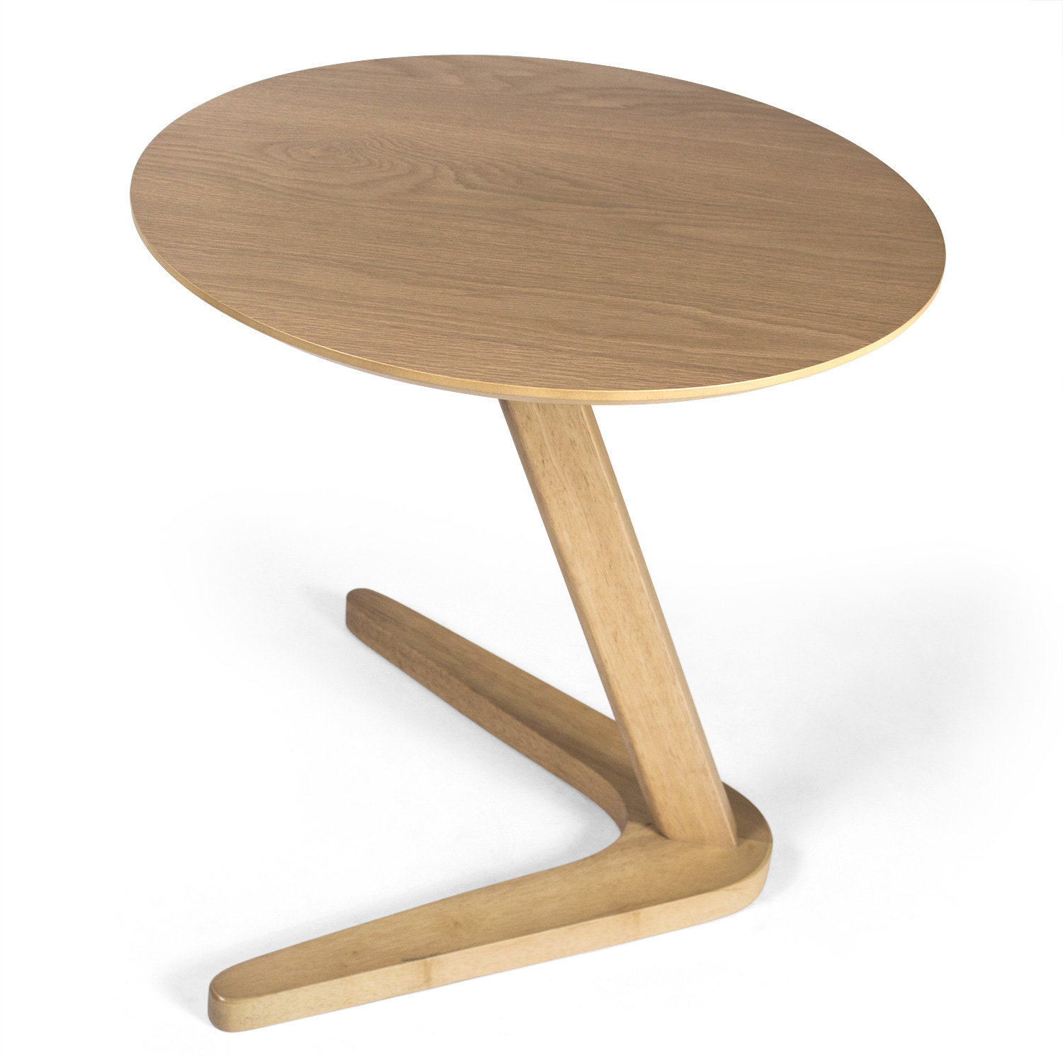 Healey 20" Walnut End Table, Oak