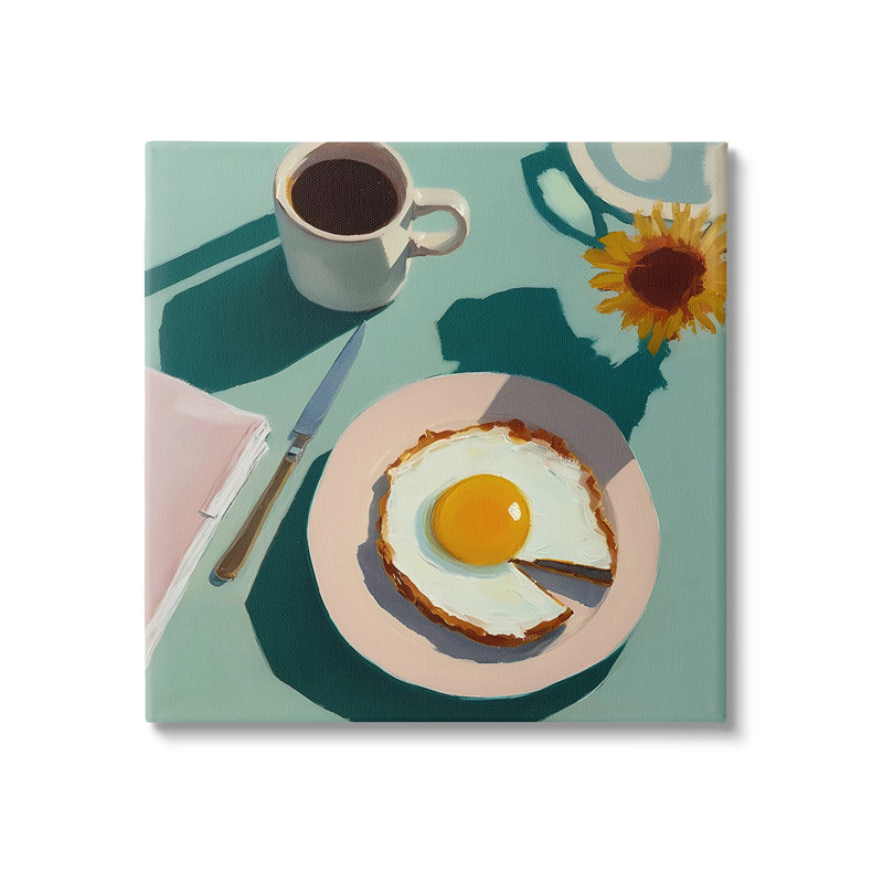 «Kitchen Brunch Meal Canvas Wall Art Design» par Walker Noble, H 24 po x l 24 po