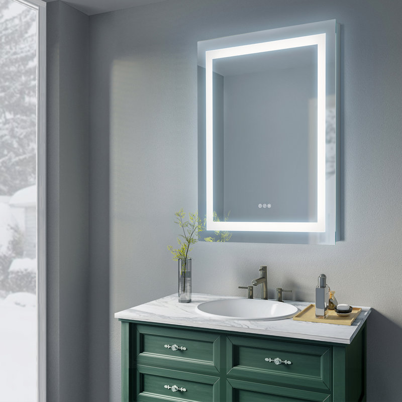 Akerley Flat Wall Mirror, 36" x 24"