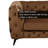 Brown Microfiber Sectional Sofa