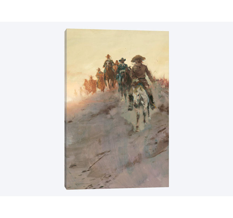 « posse ii » par ernest chiriacka, impression sur toile tendue, H 12 po x l 8 po x P 0,75 po, Toile tendue, Pas de tapis