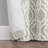 Eldon Gray Trellis Print Blackout Grommet Curtain Panel-101482208-75407970