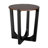 ACACIA SOLID WOOD SIDE TABLE,BROWN & BLACK COLOR