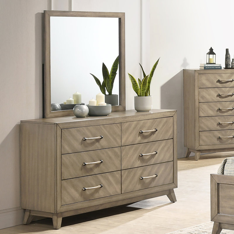 Dezerey 59'' W 6 - Drawer Dresser