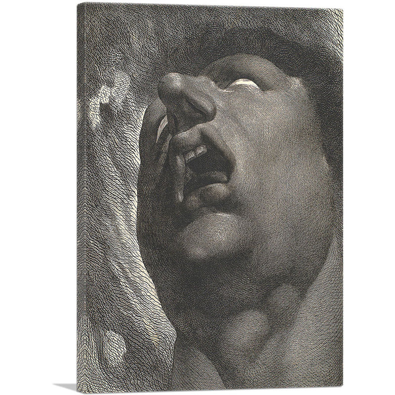 «Damné soul» par William Blake, reproduction d'art sur toile tendue, H 40 po x l 26 po x P 0,75 po