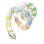 Sunnylife: Nouilles gonflables géantes - Rayures de sorbet au bord de la piscine - Tube gonflable surdimensionné en forme de serpent de 96 po, pastel, piscine et jeux d'eau, enfants de 6 ans et plus