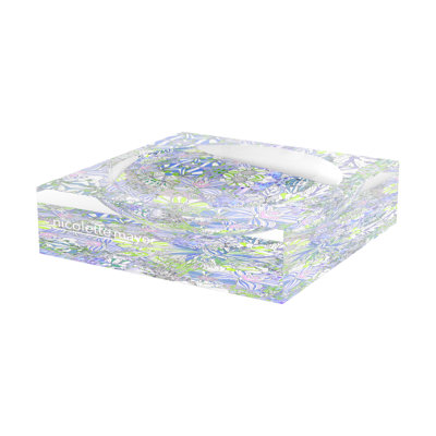 Pixels And Petals Acrylic Candy Catchall Dish
