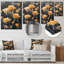 Jaune, jaune, œillets, matin, fleur, photo, œillets, impression d'art mural-106112043-106112044