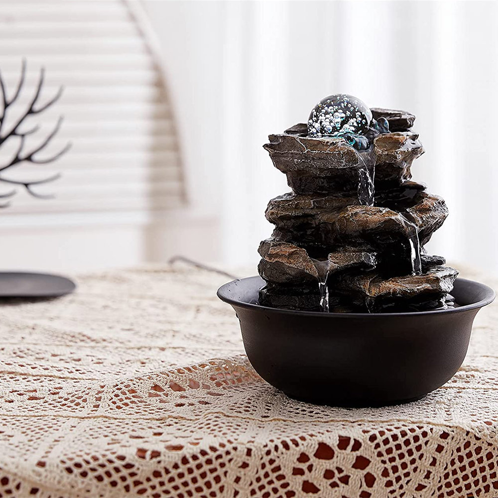 Loon Peak® Resin Fountain with Light & Reviews - Wayfair Canada