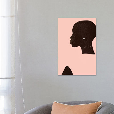 Pink Silhouette I by Jennifer Paxton Parker - Wrapped Canvas Print