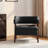 26.5" Wide Upholstered Modern Barrel Accent Chair-2065068683