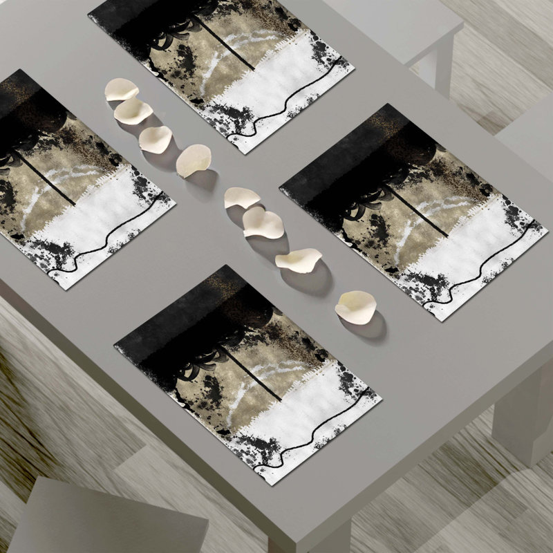 Napperon abstrait en polyester