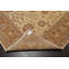 Tapis de zone en laine noué la peshawar brune 8 pi x 11 po one-of-kind Starrucca