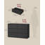 KAILYN Collection - Chest Of Drawers For Bedroom, Storage Organiser Unit With 6 Drawers, 40 X 119.4 X 75 Cm, Modern Style, Ebony-686055462