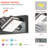 8 Light LED Bathroom Vanity Light Wall Mounted with Rotatable Heads Modern Metal Fixture – Black-968000095-968000104