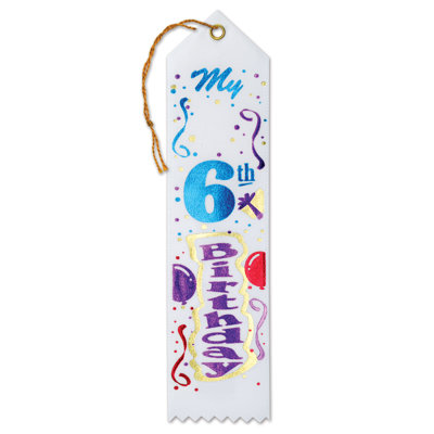 Ruban My «6th» Birthday Award