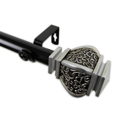Shumway Adjustable Single Curtain Rod