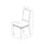 L'ensemble de table de cuisine 5 pièces se compose d'une table de salle à manger et de 4 chaises de salle à manger en tissu de polyester beige avec dossier haut - fini noir sablé-236690549-236690551-236690504