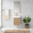 Beira 17.7 " W Free Standing Wall Mounted 1 Single Vanity Bathroom Vanity With Top-389976443-389976442
