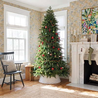 Cashmere Flocked 7.5' Pre-Lit Christmas Tree