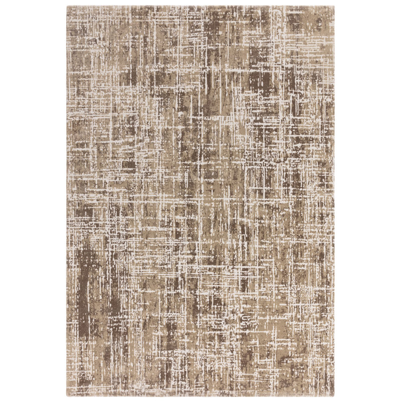 Abrienne Soft Modern Beige/Grey Rug, Rectangle 240 x 340cm