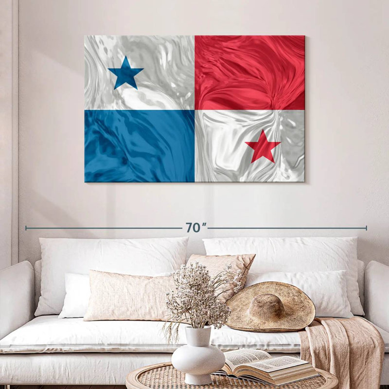 Optical Illusion Panama Flag, 30" H x 45" W