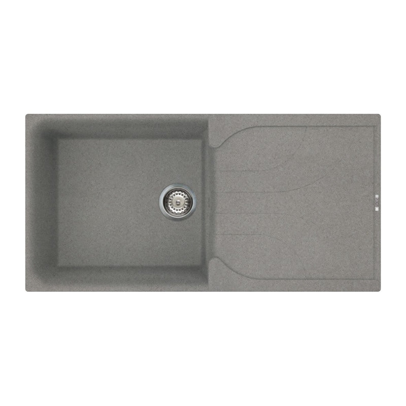 Ego 100cm x 50cm Kitchen Sink, Titanium