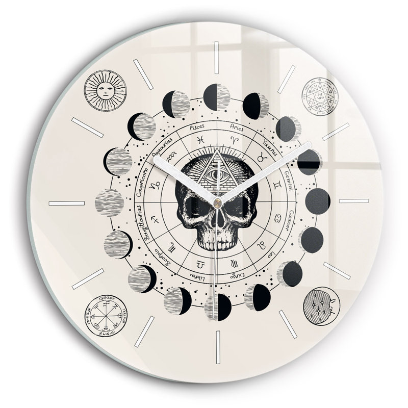 Glass Wall Clock