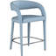 Tabouret de comptoir en simili cuir Arthur-William-73672587